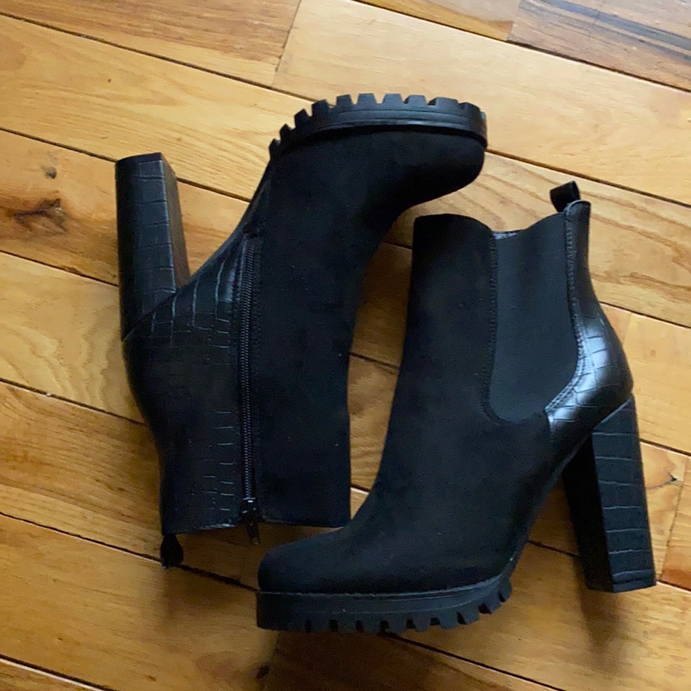 Black booties
